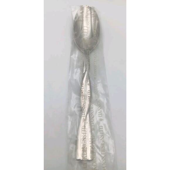 Dansk Aalto Dinner Spoon 18/10 Stainless Glossy Flatware Vietnam NOS - Picture 4 of 4